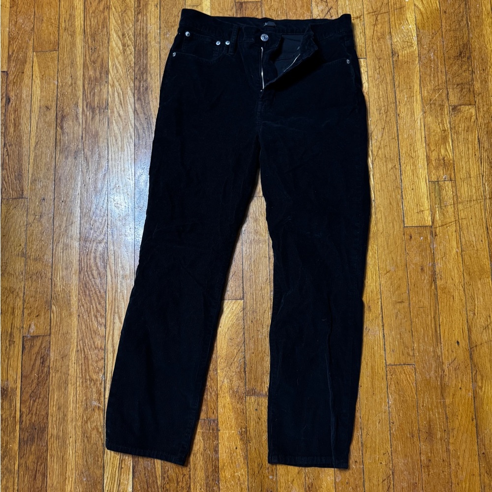 J. Crew Women’s Classic Fit Vintage Slim-Straight Corduroy Pants 29 Black